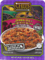 slide 1 of 1, Chef's Creations Jambalaya With Chicken Smoked Pork & Sausage, 20 oz