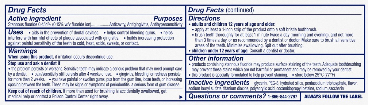 slide 7 of 13, Sensodyne Sensitivity & Gum Teeth Whitening Sensitive Toothpaste - 2.3 Ounces, 2.3 oz