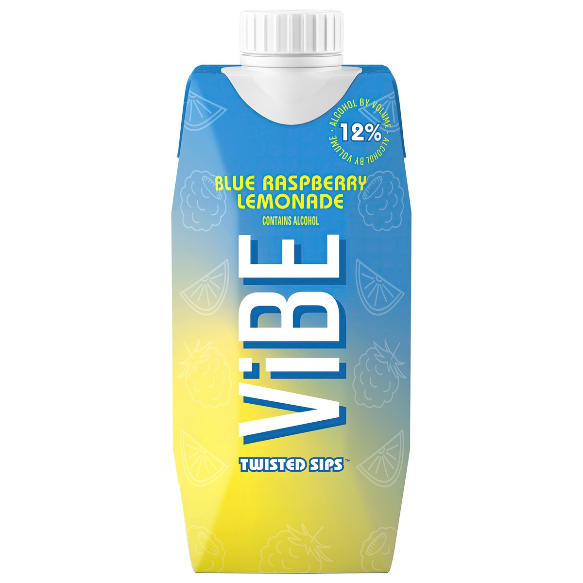 slide 1 of 2, ViBE Twisted Sips Blue Raspberry Lemonade, 500 ml