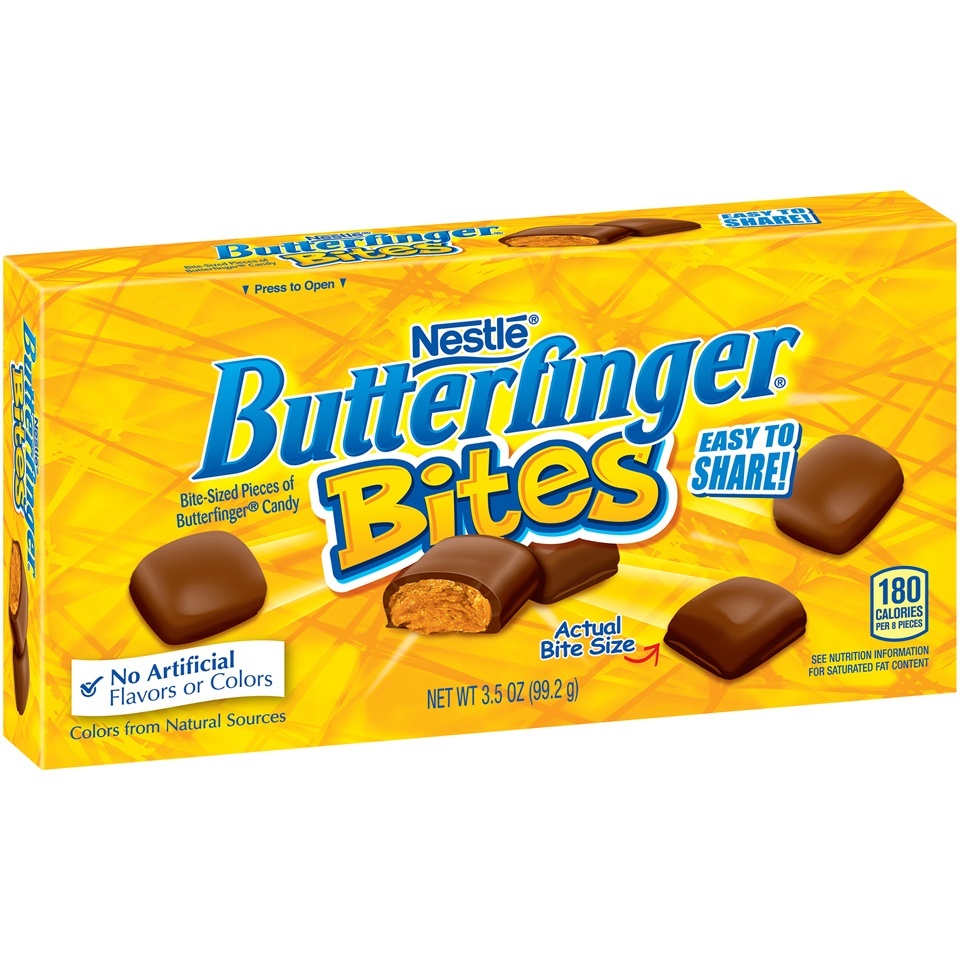 slide 1 of 2, Butterfinger Bites Candy Bars, 3.5 oz