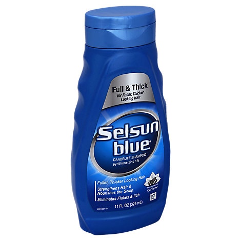 slide 1 of 1, Selsun Blue Full & Thick Dandruff Shampoo, 11 fl oz