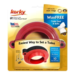 Korky Wax Free Toilet Seal Kit