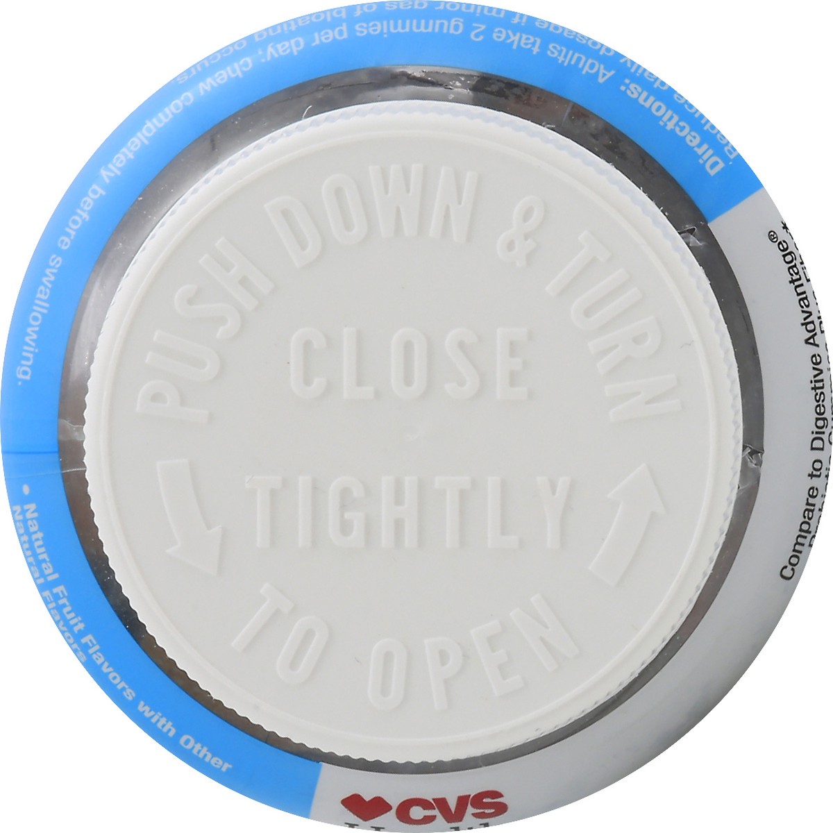 slide 7 of 10, CVS Health Advanced Probiotic Gummies Plus Fiber, 65 Ct, 65 ct