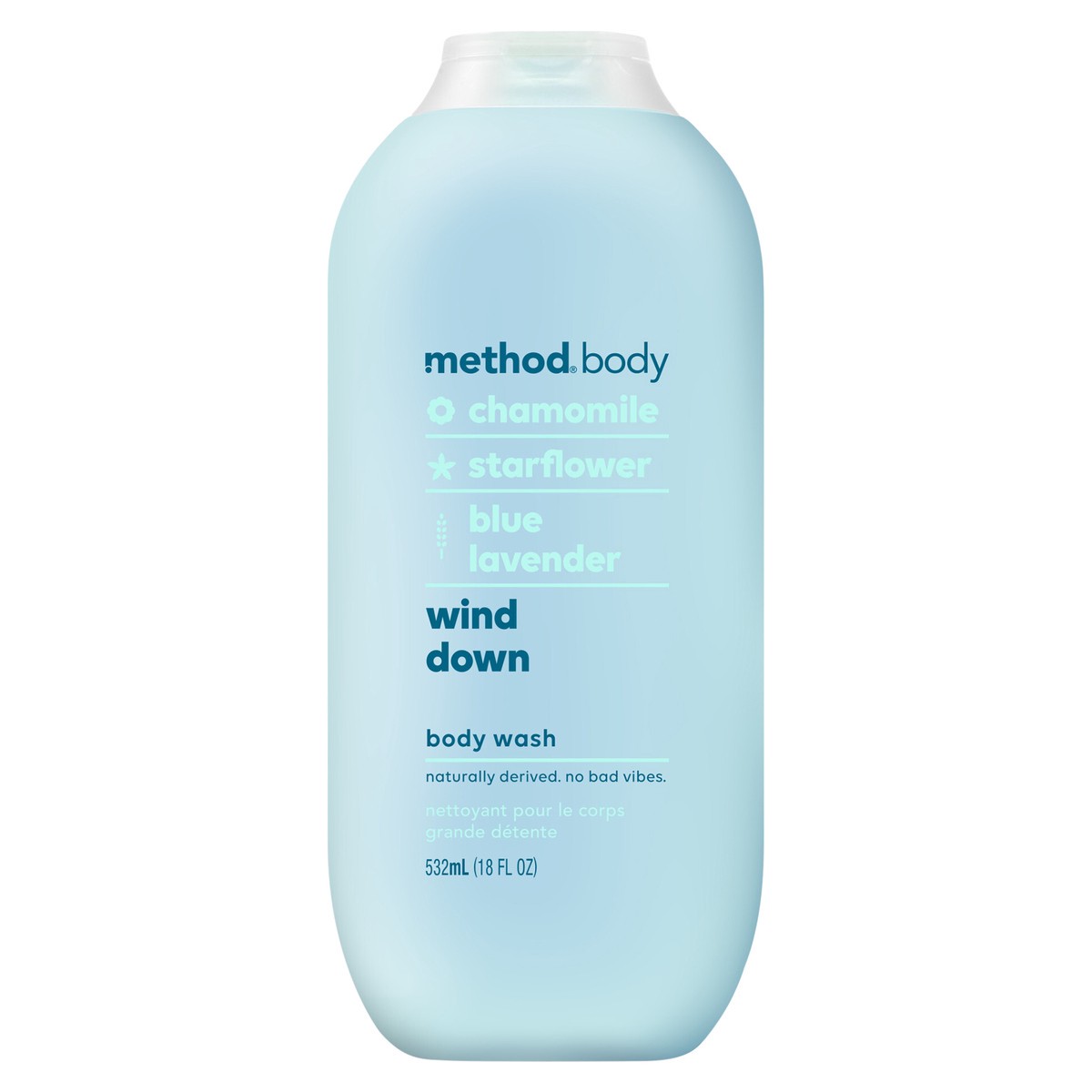slide 5 of 7, method Body Wind Down Body Wash 18 fl oz, 18 fl oz