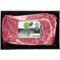 Simple Truth Natural Grass Fed Angus Beef Ribeye Steak