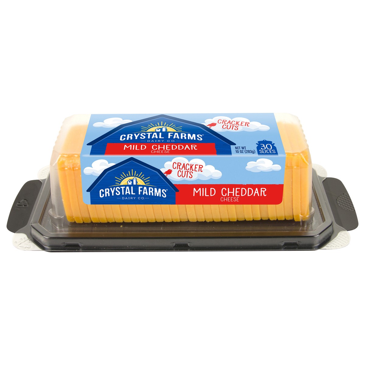 slide 1 of 1, Crystal Farms Cheese Slices, 30 ct