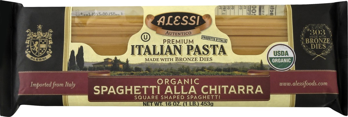 slide 6 of 9, Alessi Organic Spaghetti Pasta, 16 oz