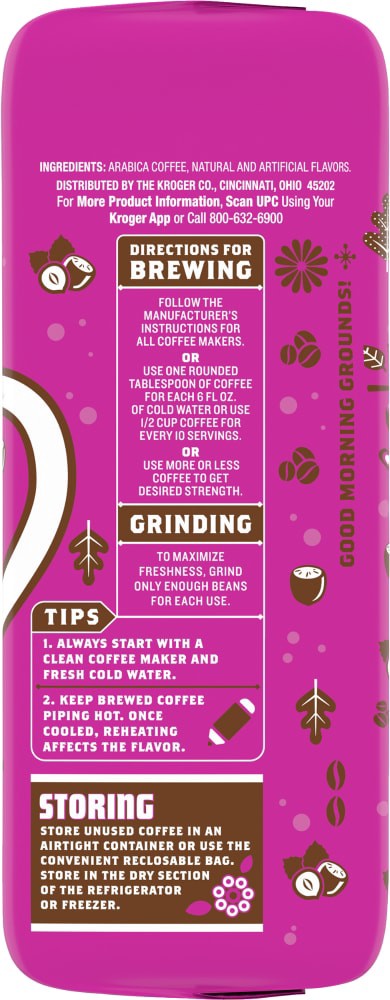 slide 3 of 4, Kroger 100% Arabica Medium Roast Hazelnut Ground Coffee- 11 oz, 11 oz