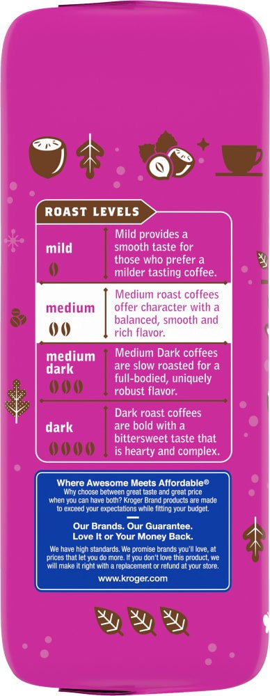 slide 4 of 4, Kroger 100% Arabica Medium Roast Hazelnut Ground Coffee- 11 oz, 11 oz