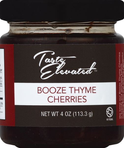 slide 1 of 1, Taste Elevated Booze Thyme Cherries Spread, 4 oz