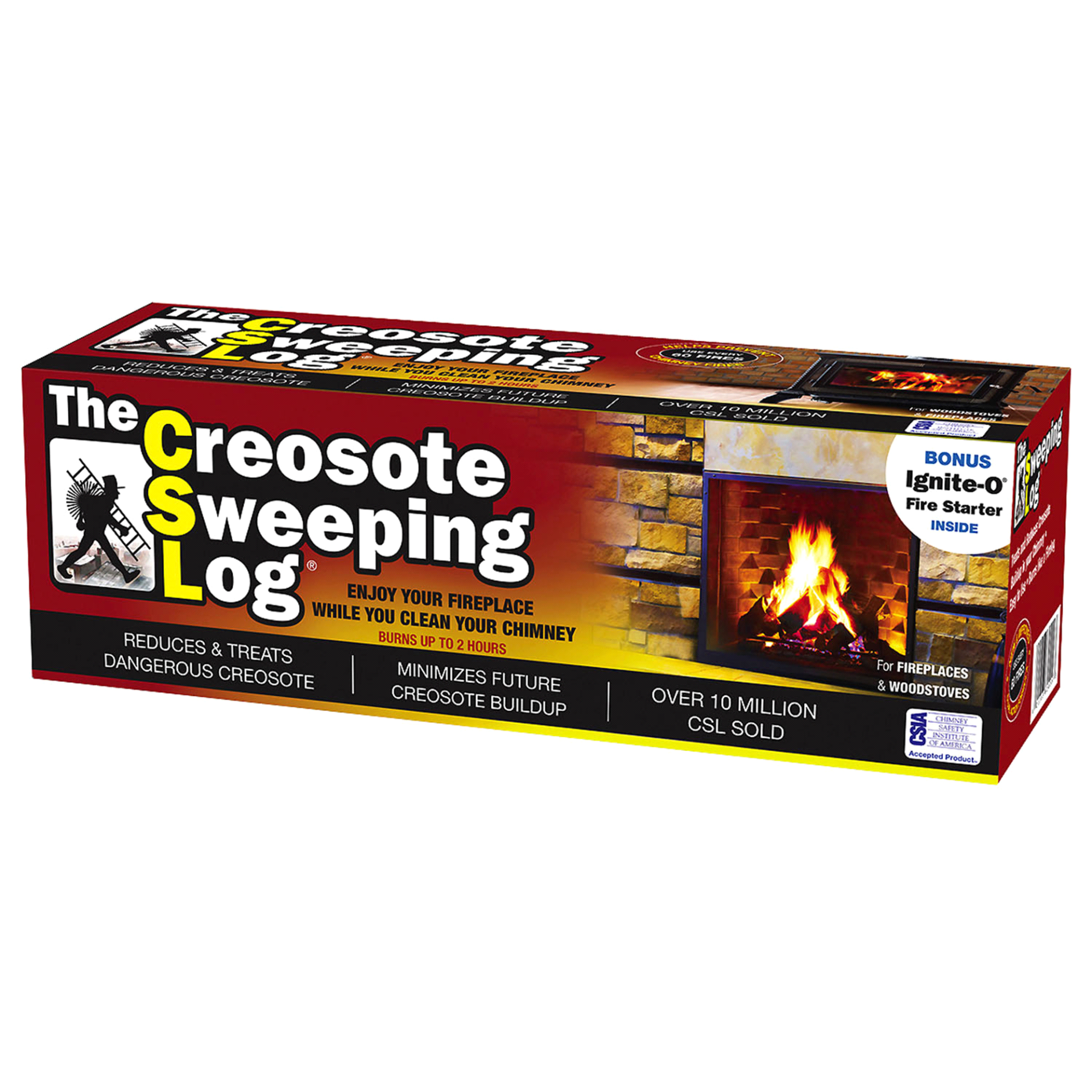 slide 1 of 1, CSL Chimney Sweeping Log, 1 ct