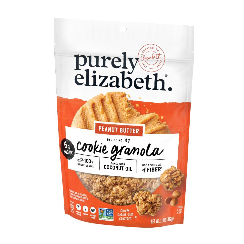 slide 4 of 4, PURELY ELIZABET Purely Eliz Pb Cookie Granola, 