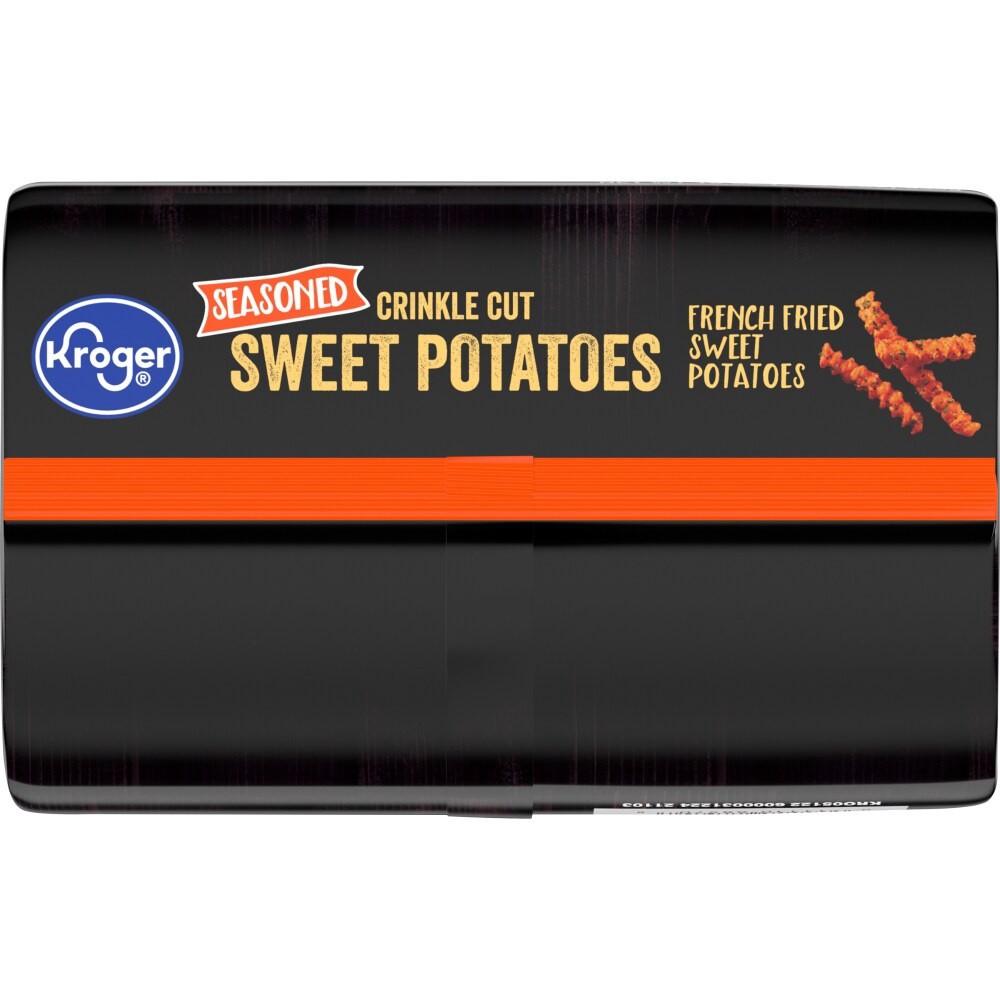 slide 6 of 6, Kroger Sweet Potato Crinkle Cut French Fries, 19 oz