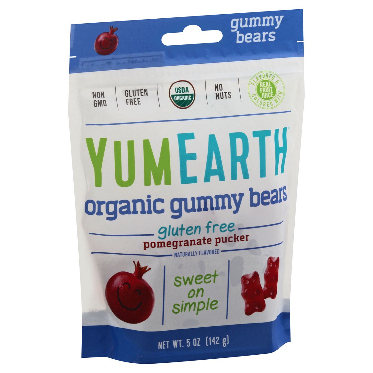 slide 3 of 9, NON BRAND Pomegranate Organic Gummy Bears, 5 oz