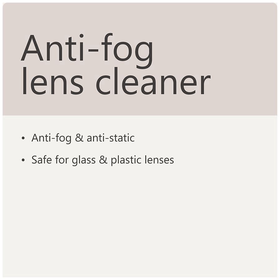 slide 3 of 5, Walgreens Anti-Fog Eyeglass Lens Cleaner, 4 fl oz