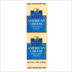 Pre-Sliced Processed Yellow American Cheese