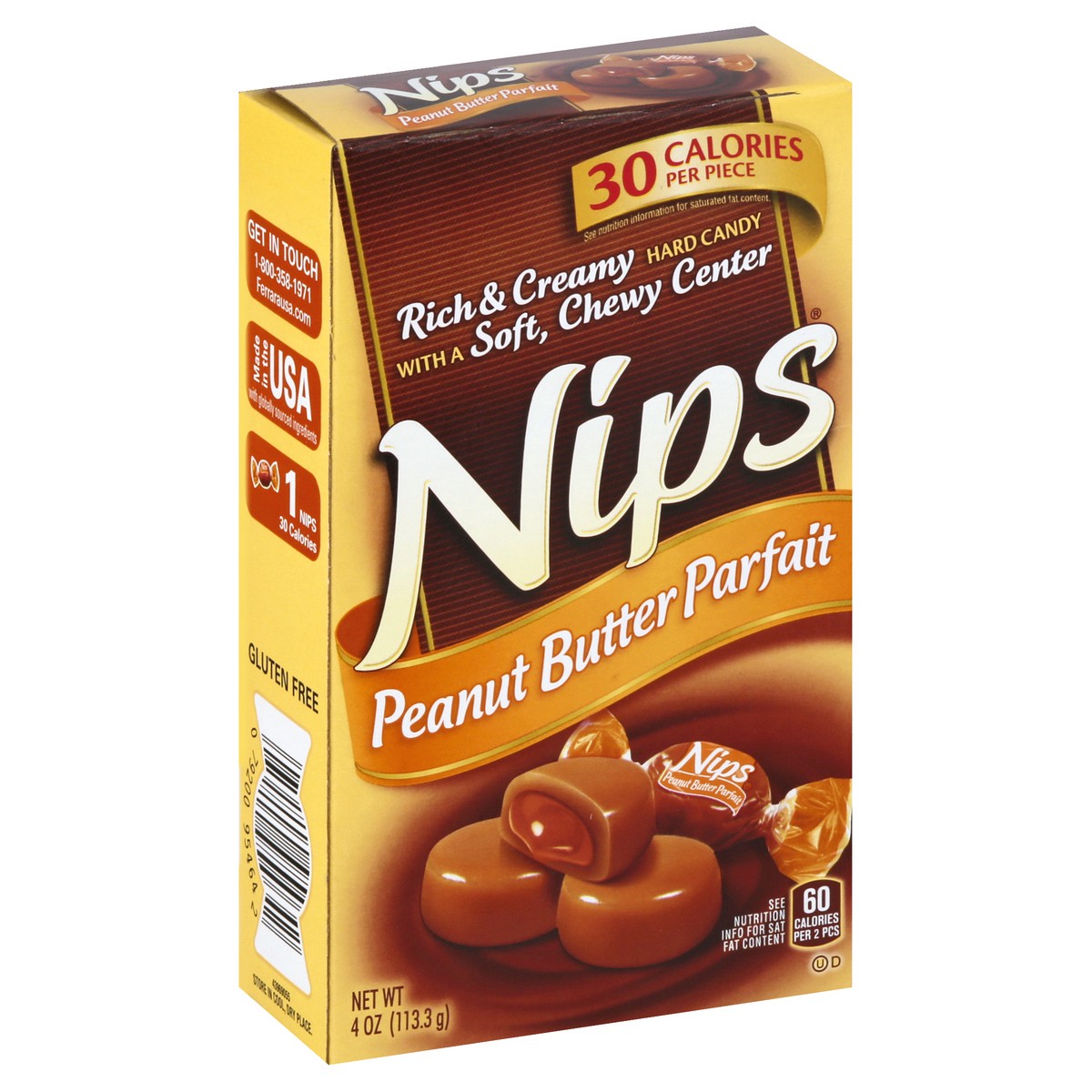 slide 10 of 13, Nips Peanut Butter Parfait Candy 4 oz, 4 oz