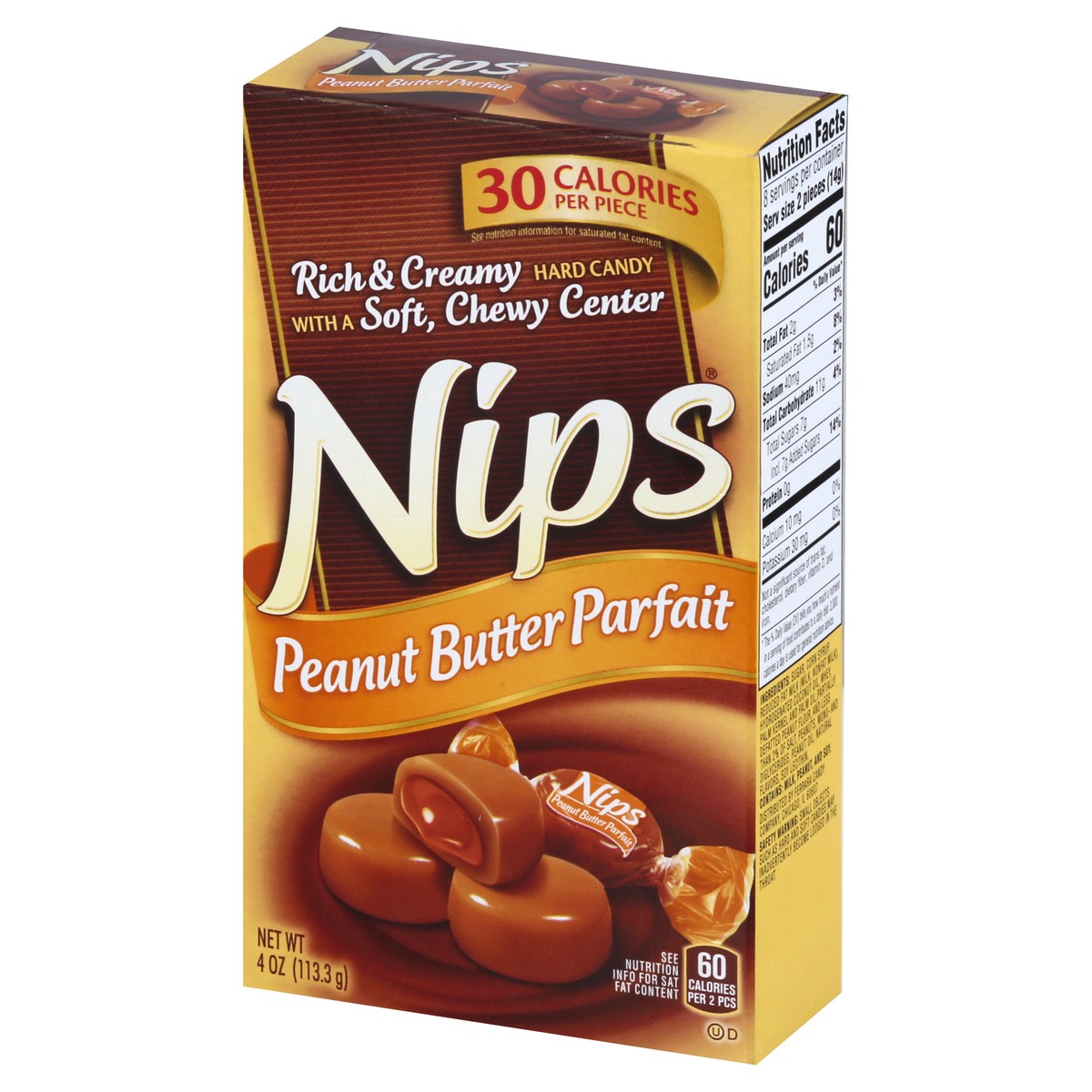 slide 2 of 13, Nips Peanut Butter Parfait Candy 4 oz, 4 oz