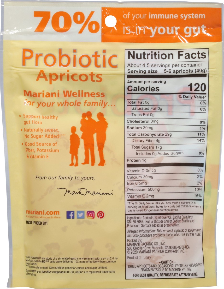 slide 5 of 9, Mariani Premium Probiotic Apricots, 6 oz, 6 oz