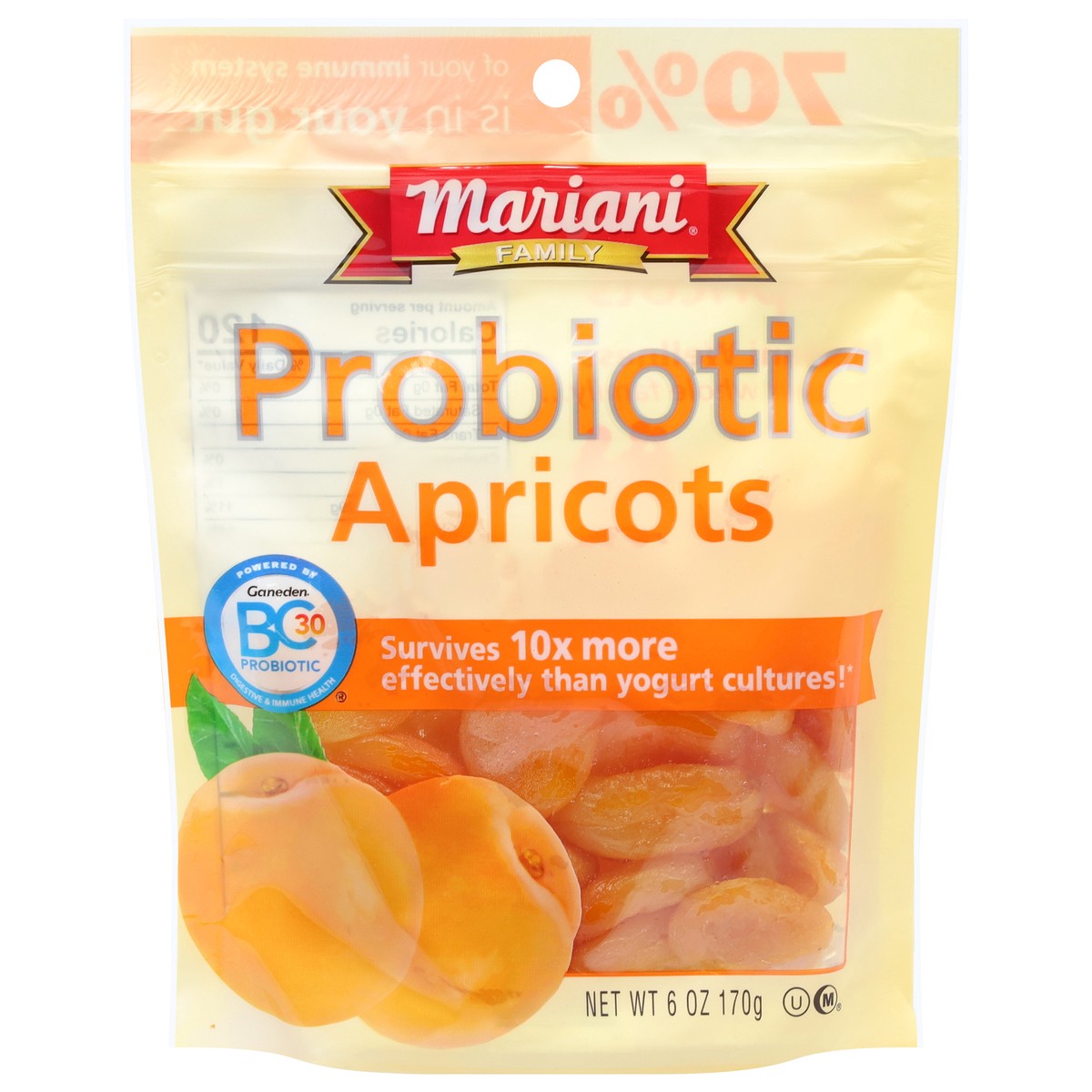 slide 1 of 9, Mariani Premium Probiotic Apricots, 6 oz, 6 oz