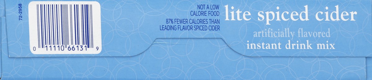 slide 4 of 6, Kroger Instant Sugar Free Spiced Cider, 10 ct; 14 oz