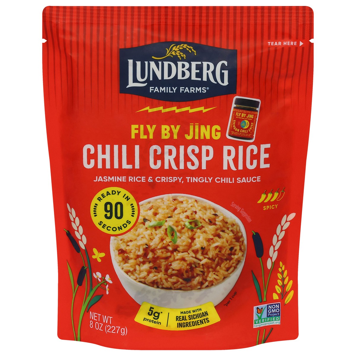 slide 10 of 15, Lundberg Family Farms Fly by Jing Chili Crisp Rice 8 oz, 8 oz