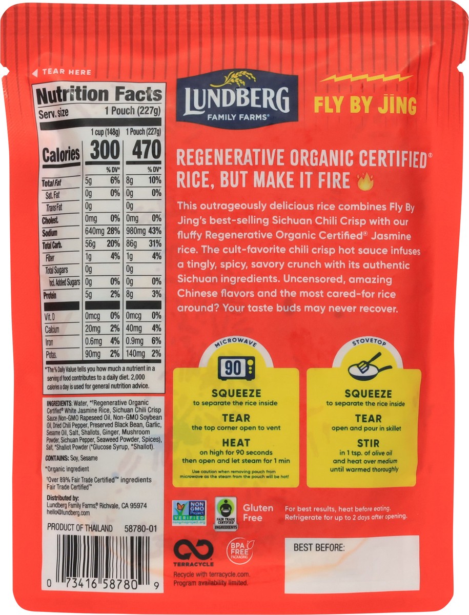 slide 9 of 15, Lundberg Family Farms Fly by Jing Chili Crisp Rice 8 oz, 8 oz