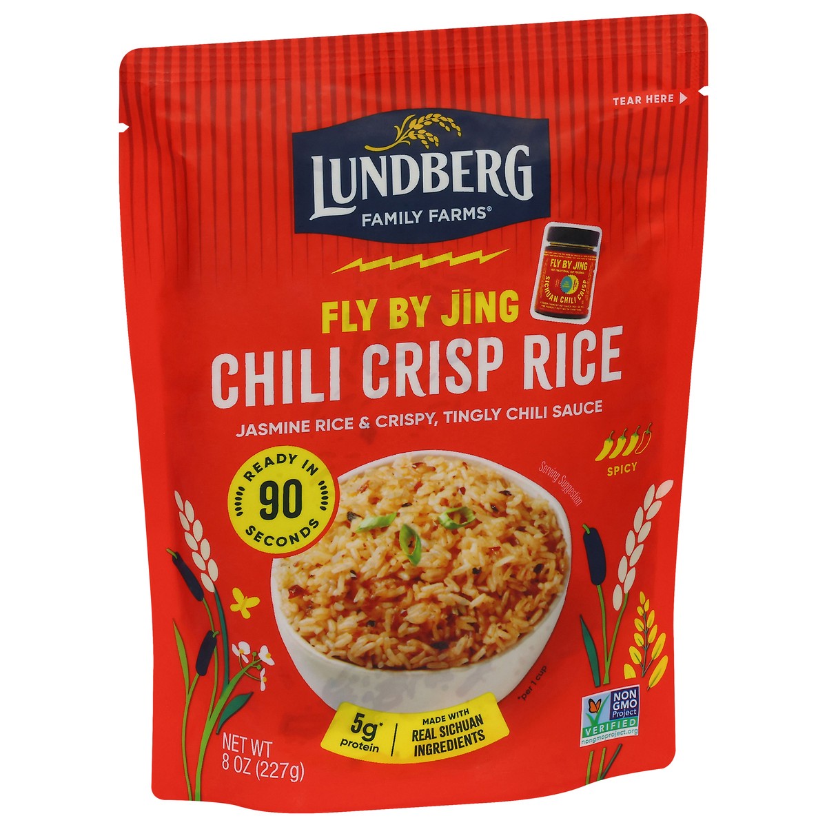 slide 6 of 15, Lundberg Family Farms Fly by Jing Chili Crisp Rice 8 oz, 8 oz