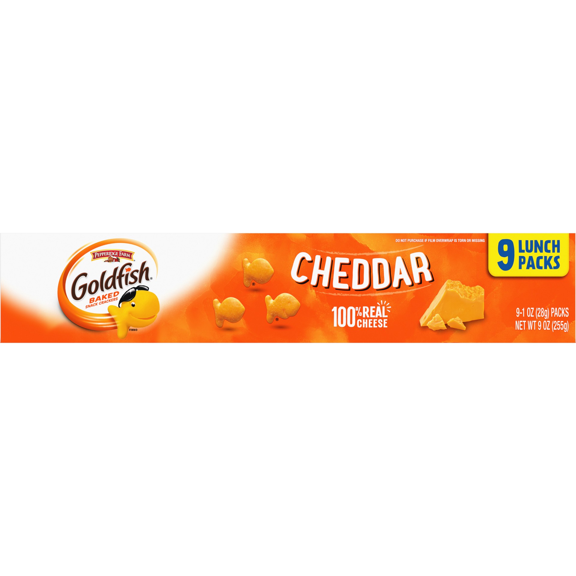 slide 2 of 5, Goldfish Pepperidge Farm Cheddar Crackers, 9 ct; 1 oz