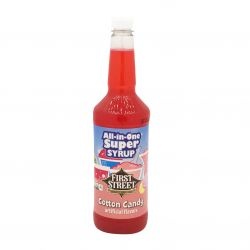 slide 1 of 1, First Street Cotton Candy Syrup - 32 oz, 32 oz