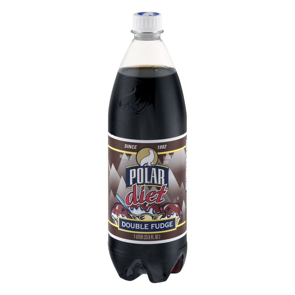 slide 1 of 1, Polar Diet Double Fudge Soda - 1 liter, 1 liter