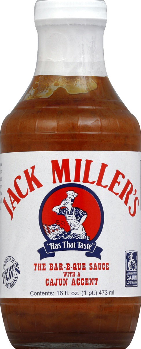 slide 2 of 2, Jack Miller's Barbecue Sauce 16 oz, 16 oz