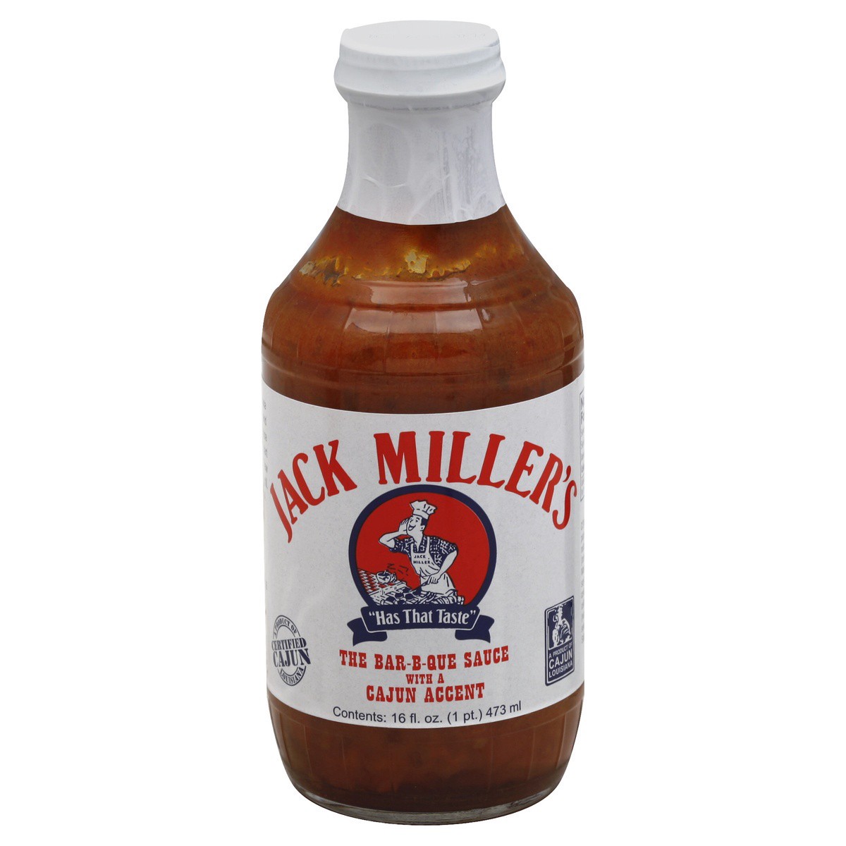 slide 1 of 2, Jack Miller's Barbecue Sauce 16 oz, 16 oz