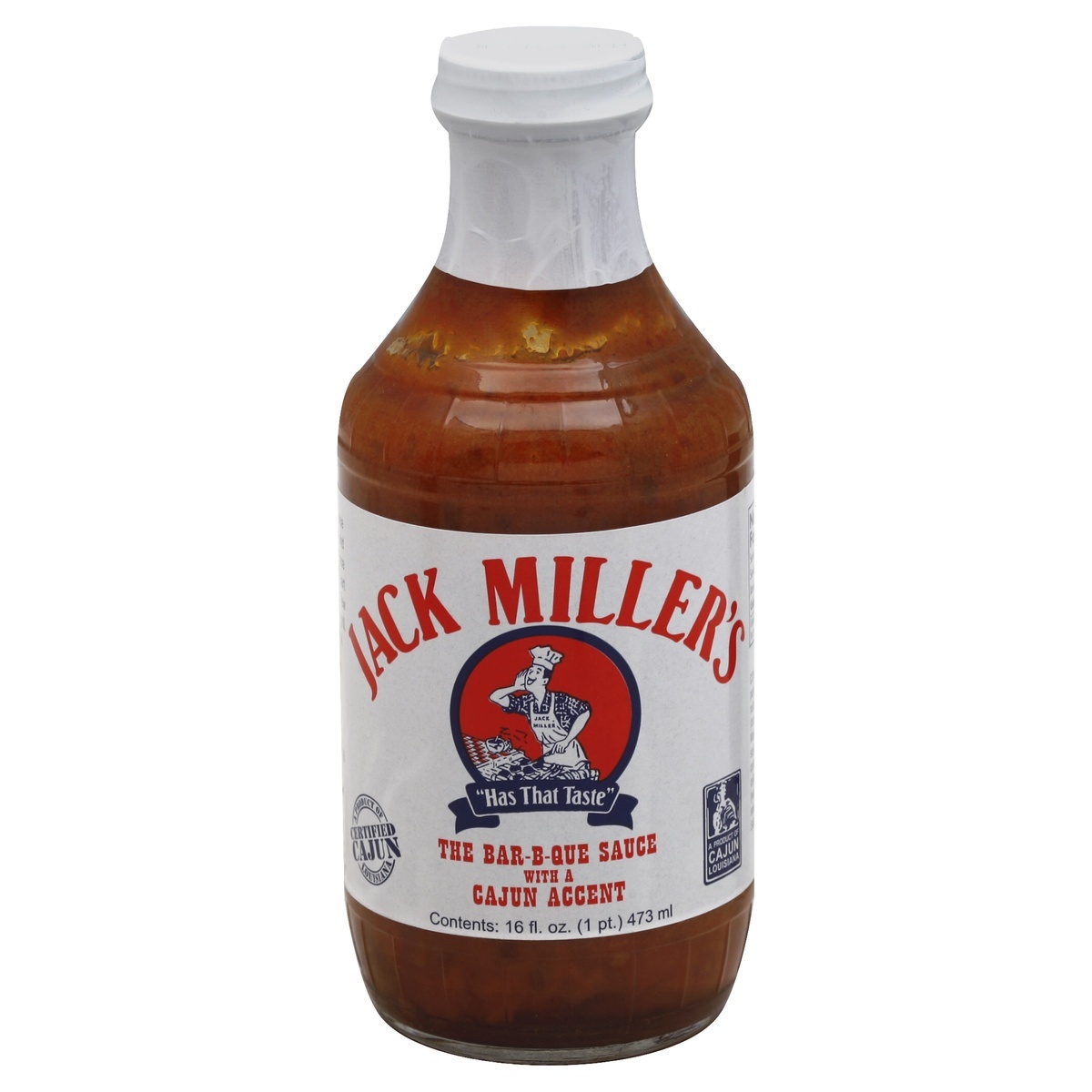 slide 1 of 1, Jack Miller's Barbecue Sauce 16 oz, 16 oz