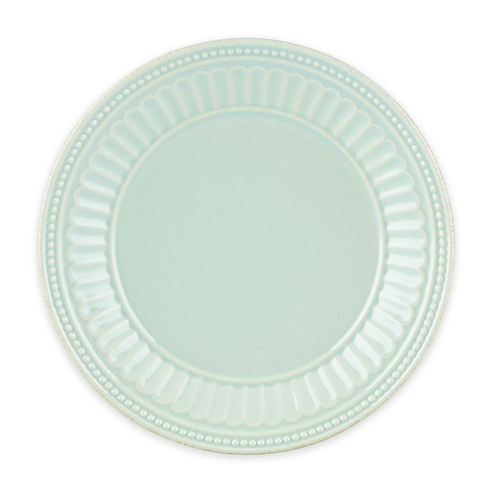 slide 1 of 1, Lenox French Perle Groove Salad Plate - Ice Blue, 1 ct