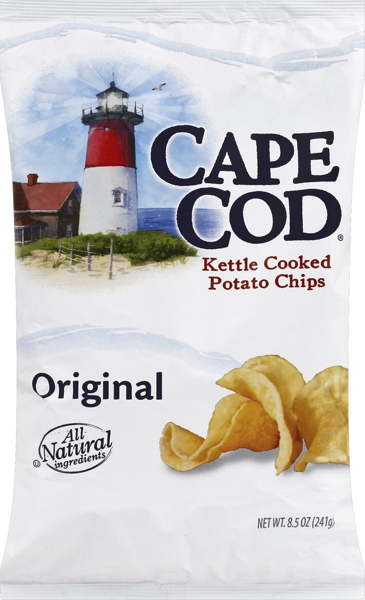 slide 3 of 6, Cape Cod Kettle Cooked Potato Chips - Original, 9 oz