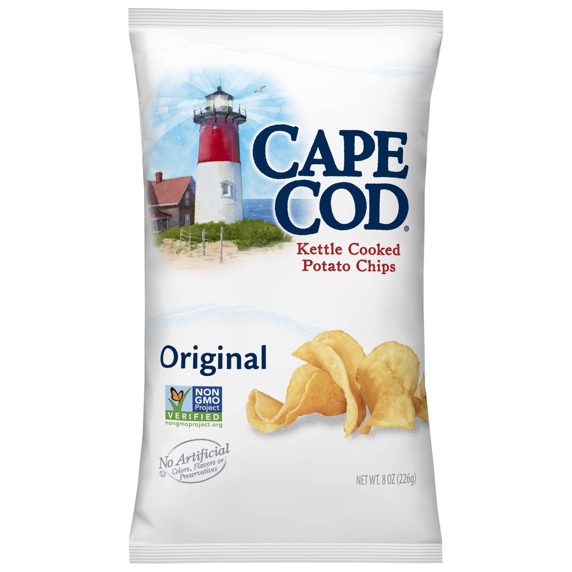 slide 1 of 6, Cape Cod Kettle Cooked Potato Chips - Original, 9 oz