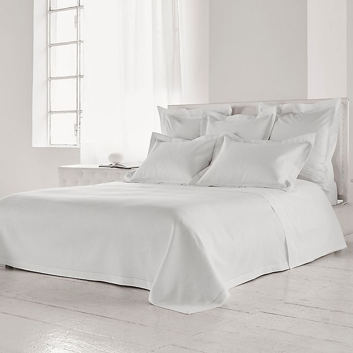 slide 1 of 2, Frette At Home Creta King Coverlet - White, 1 ct