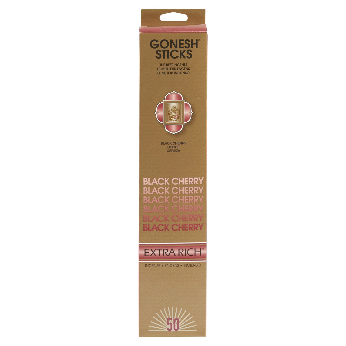 slide 1 of 1, Gonesh Incense Sticks, Black Cherry, 50 ct