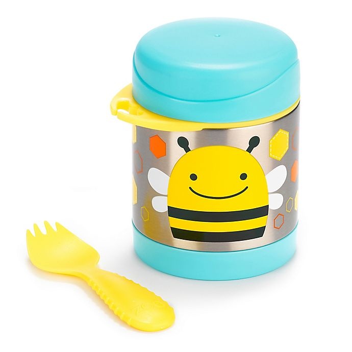 slide 2 of 4, Skip Hop SKIP*HOP Zoo Insulated Food Jar - Bee, 11 oz