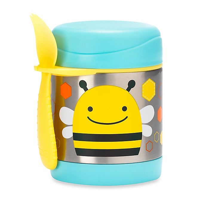 slide 1 of 4, Skip Hop SKIP*HOP Zoo Insulated Food Jar - Bee, 11 oz