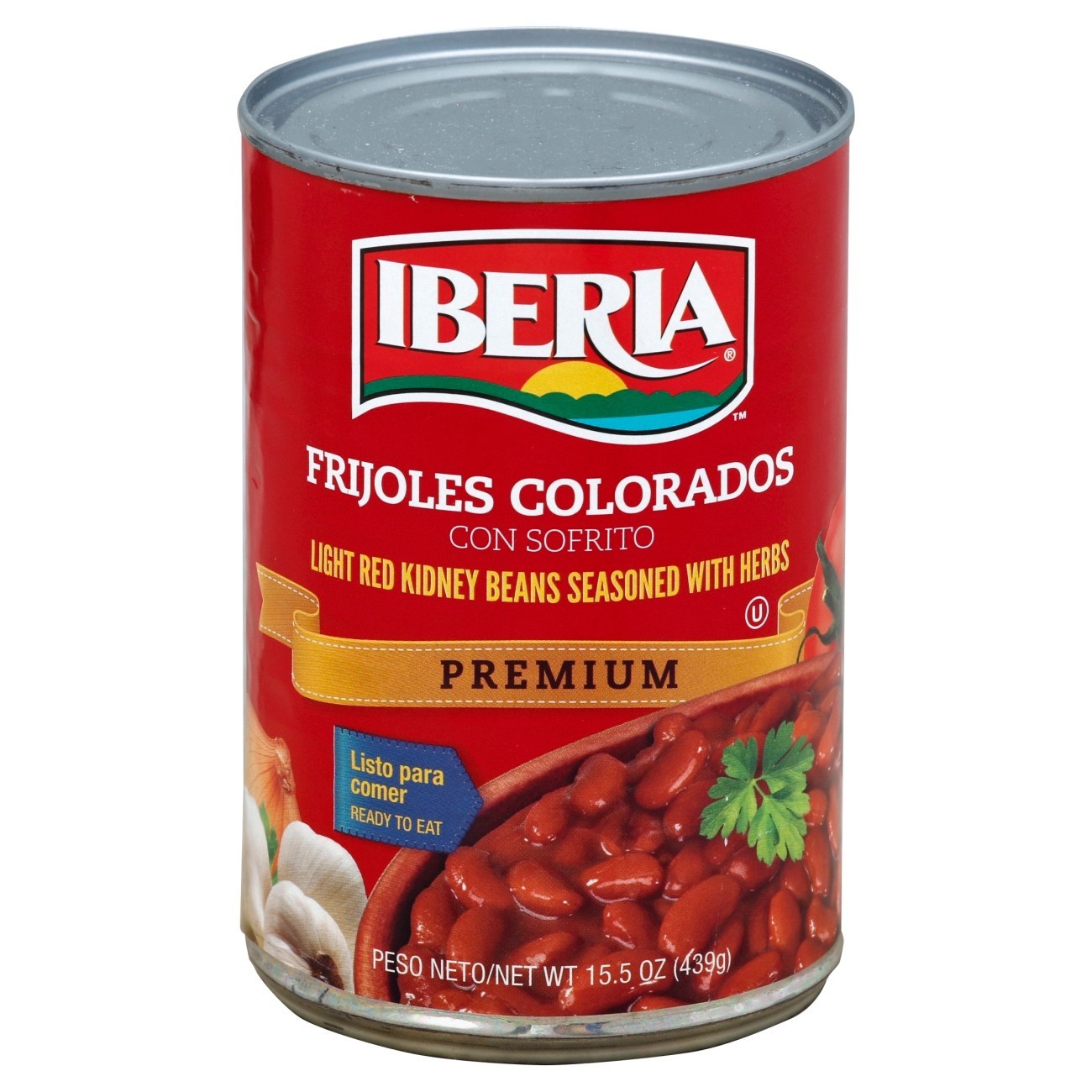 slide 1 of 1, Iberia Kidney Beans, Light Red, Seasoned With Herbs, 15.5 oz
