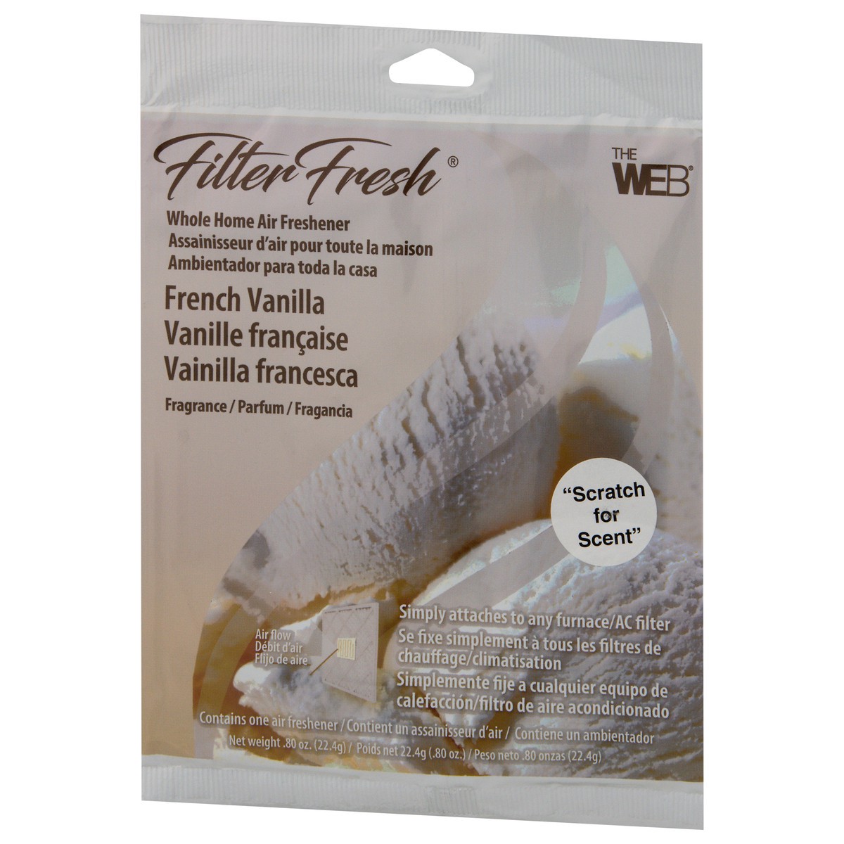 slide 2 of 9, Filter Fresh The Web Whole Home Fresh Vanilla Air Freshener 0.80 oz, 0.8 oz