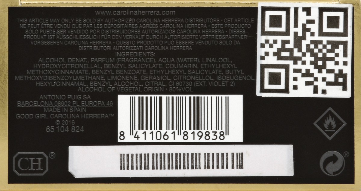 slide 2 of 10, Carolina Herrera Eau De Parfum 1.7 oz, 1.7 oz