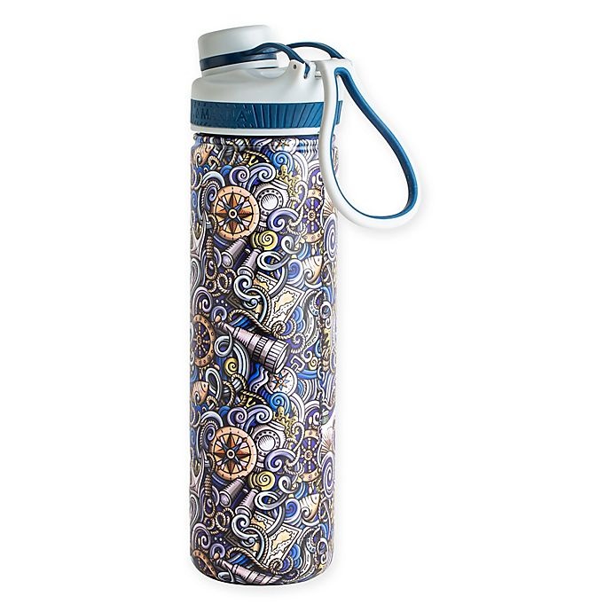 slide 1 of 2, Manna Ranger Pro Water Bottle - Nautical Blue, 26 oz