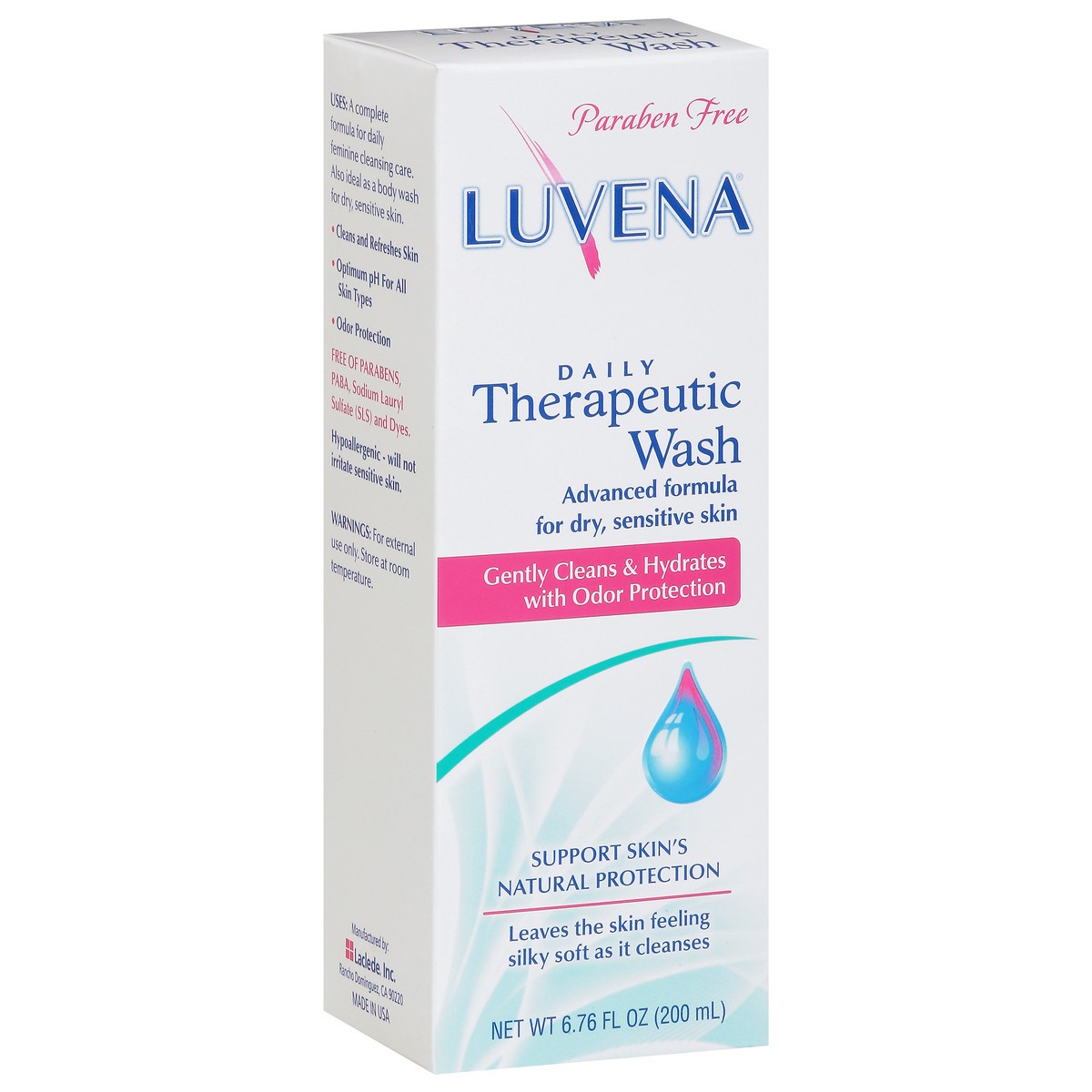 slide 6 of 9, Luvena Daily Therapeutic Wash 6.76 fl oz, 6.76 fl oz