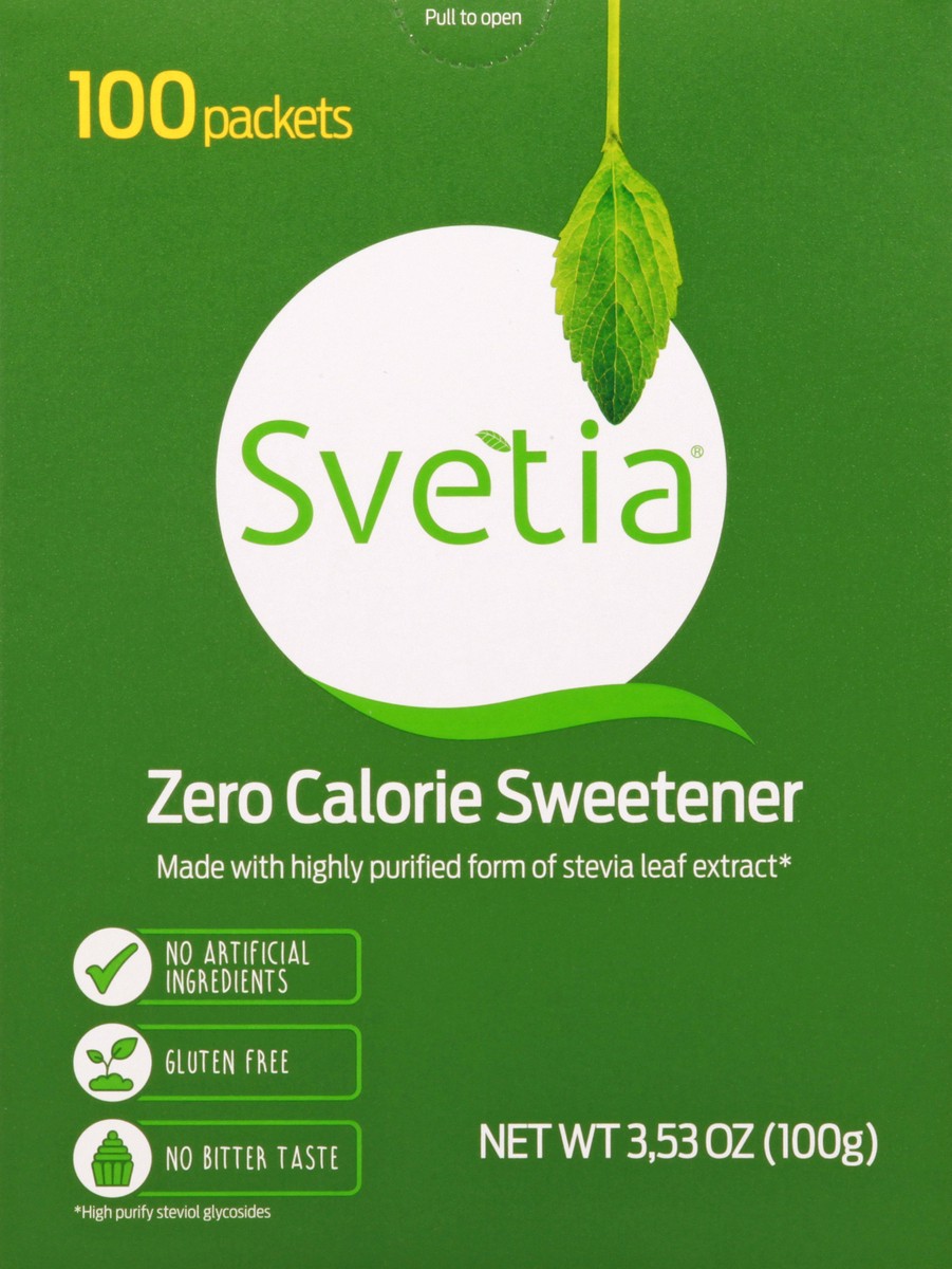 slide 2 of 13, Svetia Zero Calorie Sweetener 100 ea, 100 ct