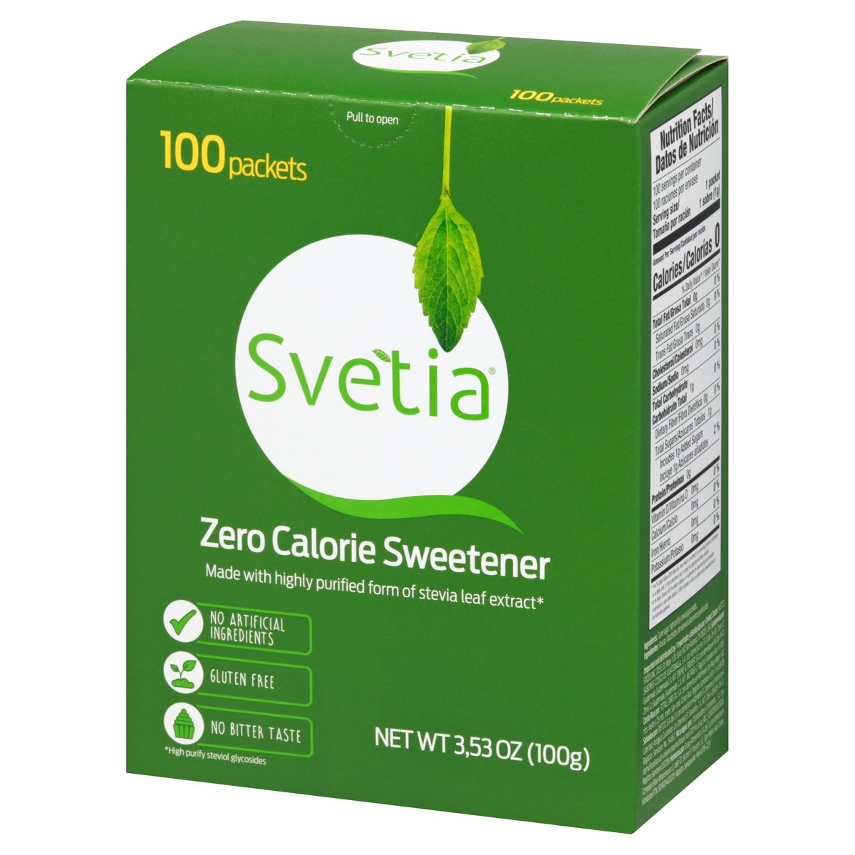 slide 4 of 13, Svetia Zero Calorie Sweetener 100 ea, 100 ct