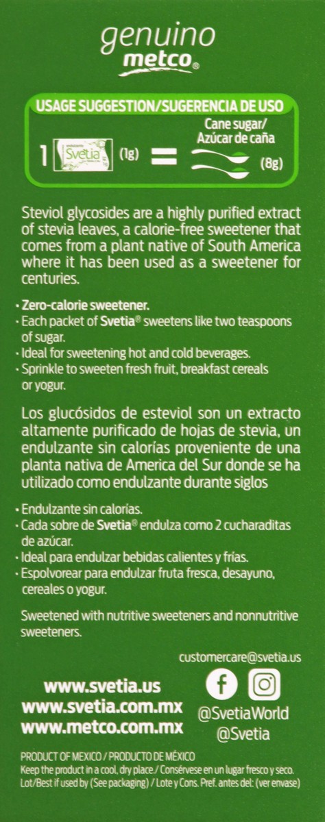 slide 8 of 13, Svetia Zero Calorie Sweetener 100 ea, 100 ct