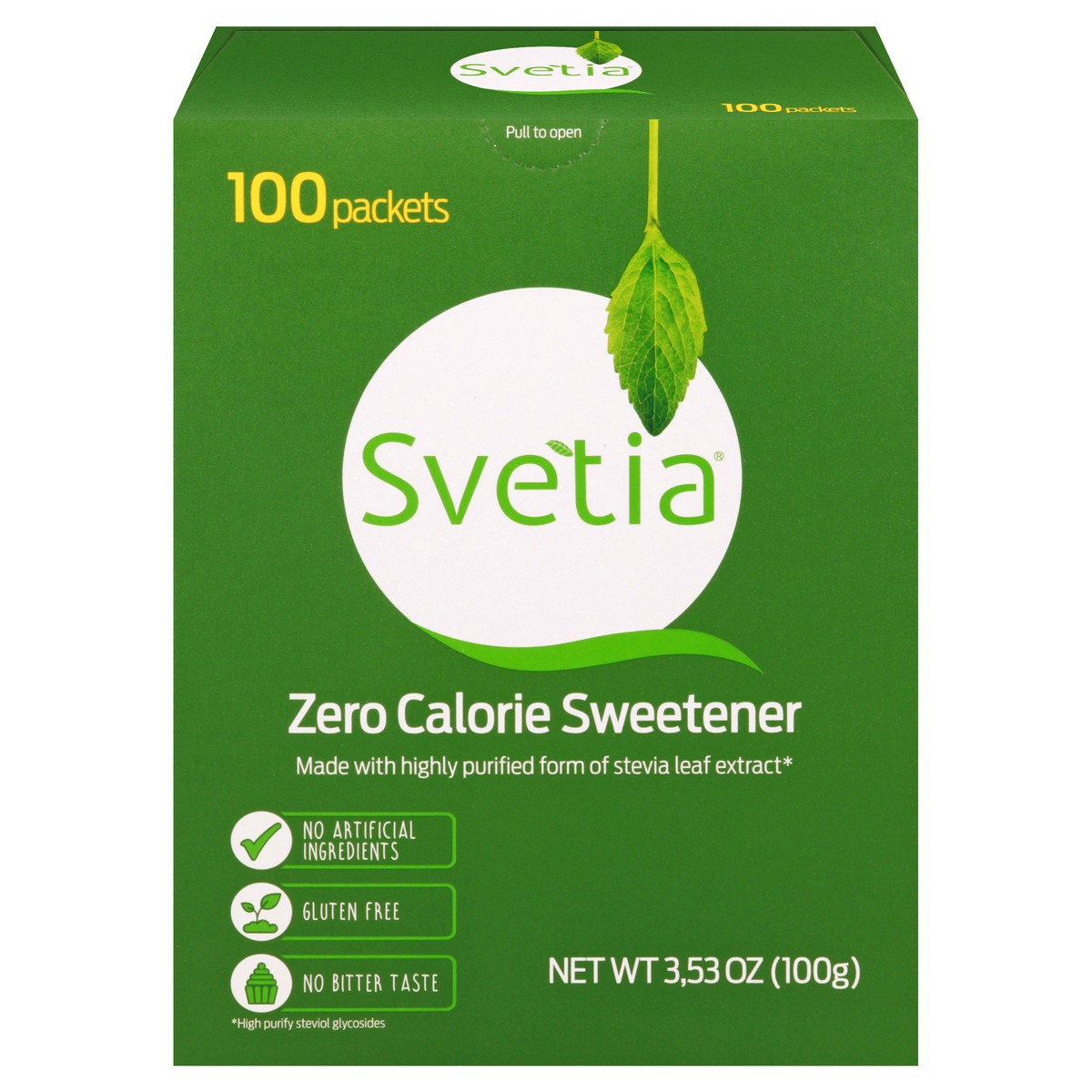slide 1 of 13, Svetia Zero Calorie Sweetener 100 ea, 100 ct